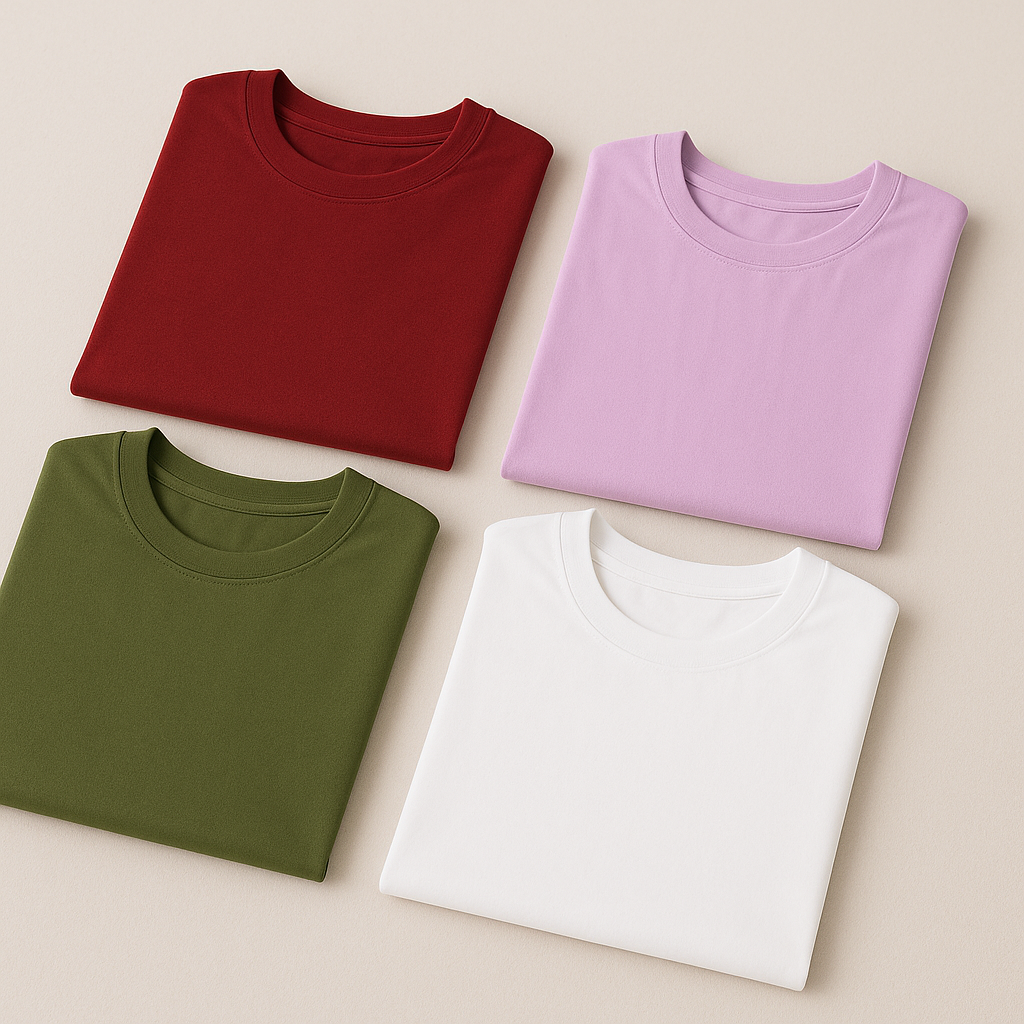 Plain Solid Tees