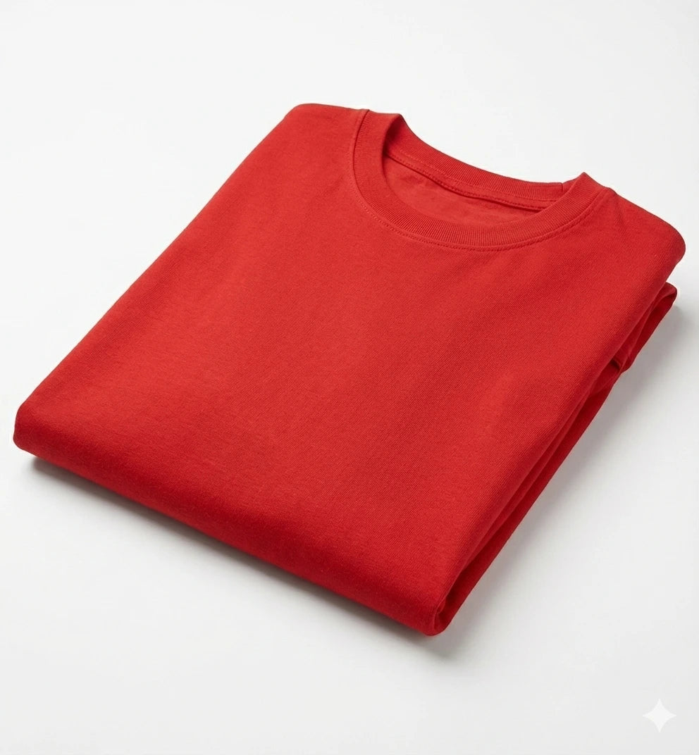 Red oversized tshirt