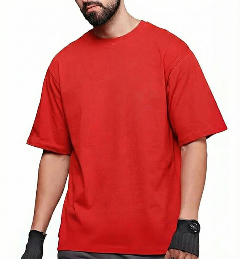 Red oversized tshirt