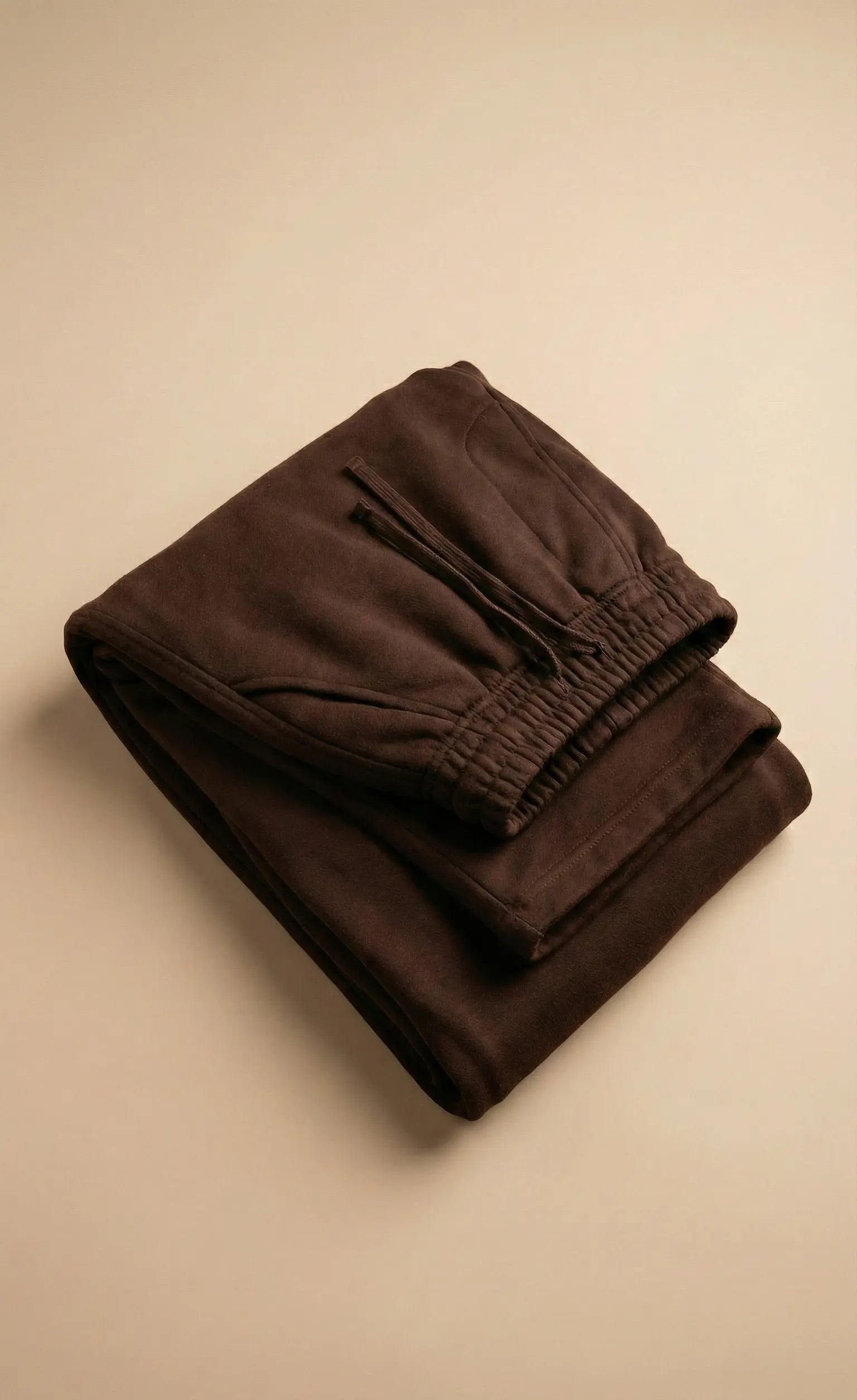 Dark Brown Cotton warm Jogger